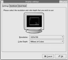 Figure Main Window from system config display